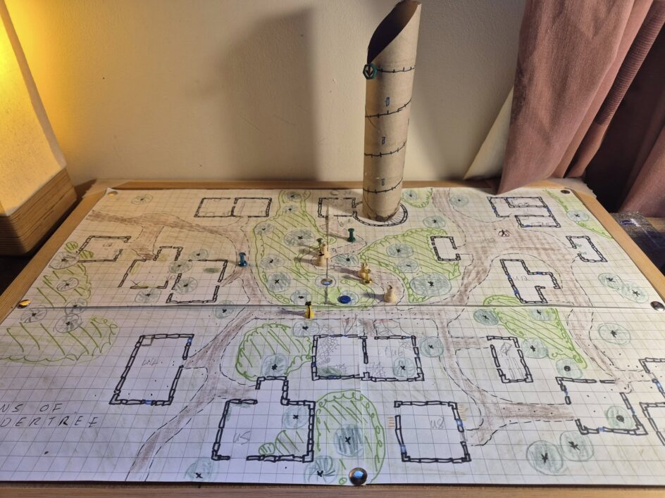 Mapa em placa de cortiça para uso com tachinhas.